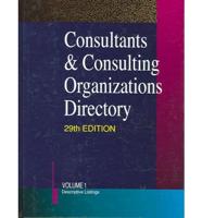 Consultants & Consulting Organizations Directory 29 2V Set