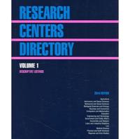 Research Centers Directory 33 2V Set
