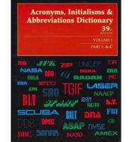 Acronyms, Initialism & Abbreviations Dictionary