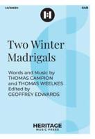 Two Winter Madrigals