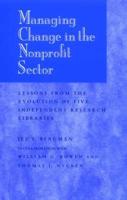 Managing Change in the Nonprofit Sector