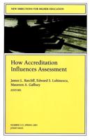 How Accreditation Influences Assessment