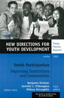 Youth Participation: Improving Institutions and Communities
