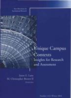Unique Campus Contexts Insights for Research and Assessment