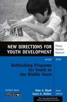 Rethinking Programs for Youth in the Middle Years