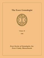 The Essex Genealogist, Volume 18, 1998