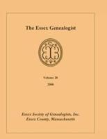 The Essex Genealogist, Vol. 20, 2000