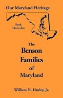 Our Maryland Heritage, Book 35: Benson Families