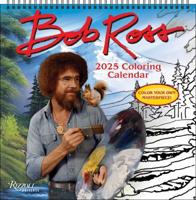 Bob Ross 2025 Coloring Wall Calendar