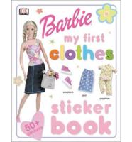Barbie My First Clothes Sticker Book