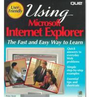 Using Microsoft Internet Explorer