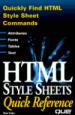 HTML Style Sheets Quick Reference