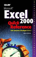 Microsoft Excel 2000 Quick Reference