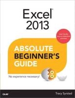 Excel¬ 2013 Absolute Beginner's Guide