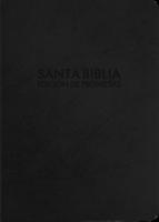 Santa Biblia de Promesas Reina Valera 1960 / Compacta /Piel especial - Negra con Indice y cierre
