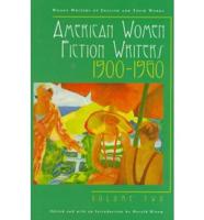 American Women Fiction Writers, 1900-1960