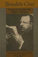 Benedetto Croce, Essays on Literature and Literary Criticism