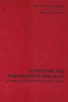 Literature and Philosophy in Dialogue