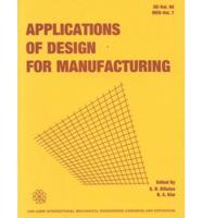 Applications of Design for Manufacturing
