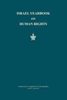 Israel Yearbook on Human Rights, Volume 14 (1984)