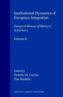 Institutional Dynamics of European Integration