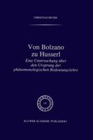 Von Bolzano Zu Husserl