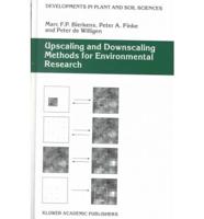 Upscaling and Downscaling Methods for Environmental Research