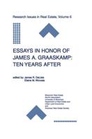 Essays in Honor of James A. Graaskamp