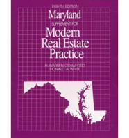 Maryland Supplement for Modern Real Estate Practice