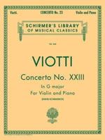 Concerto No. 23 in G Major for Violin