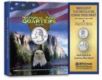 National Park Quarters Album With Coins