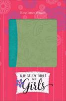 KJV Study Bible for Girls Willow/Turquoise, Butterfly Design Duravella