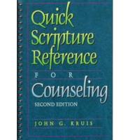 Quick Scripture Reference for Counseling