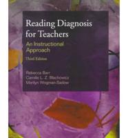Reading Diagnosis for Teachers