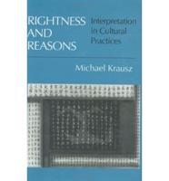 Rightness and Reasons