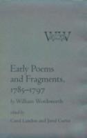 Early Poems and Fragments, 1785-1797