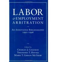 Labor and Employment Arbitration