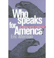 Who Speaks for America?
