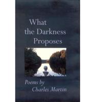 What the Darkness Proposes