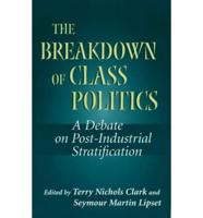 The Breakdown of Class Politics