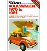 Chilton's Repair & Tune-Up Guide, Volkswagen 1970 to 1979