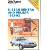 Chilton Book Company Repair Manual. Nissan Sentra/Pulsar, 1982-92