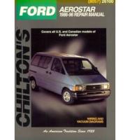 Chilton's Ford Aerostar 1986-96 Repair Manual
