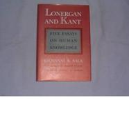 Lonergan and Kant