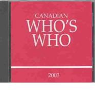 CANADIAN WHOS WHO 2003