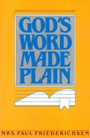 God's Word Made Plain