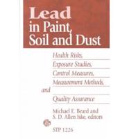 Lead in Paint, Soil, and Dust
