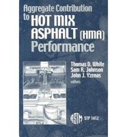Aggregate Contribution to Hot Mix Asphalt (HMA) Performance