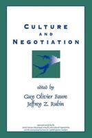 Culture and Negotiation: The Resolution of Water Disputes