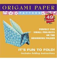 Origami Paper Pattern 6 3/4" 33 Sheets